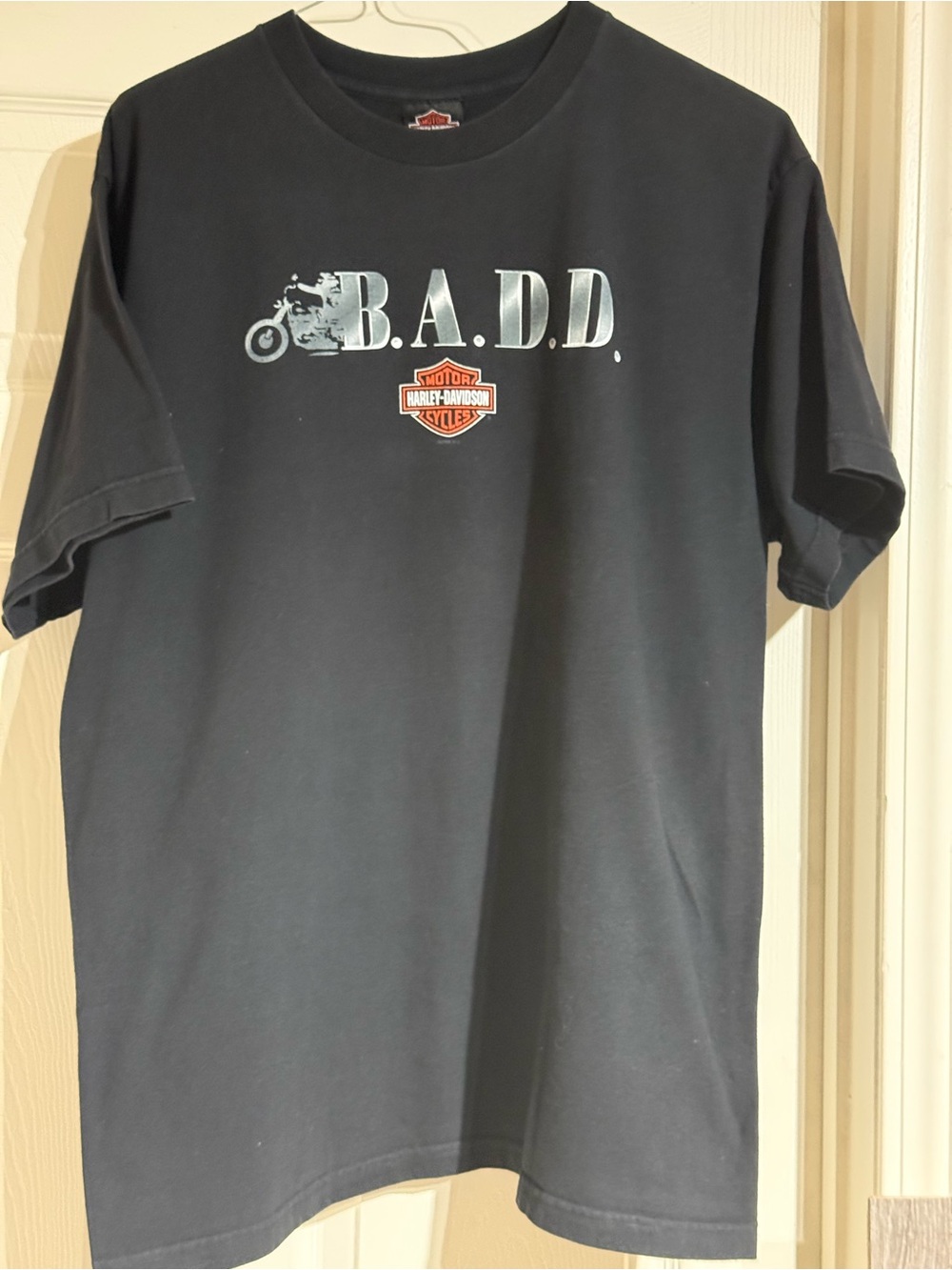 Harley-Davidson B.A.D.D. Black Logo Short Sleeve T-Shirt XL